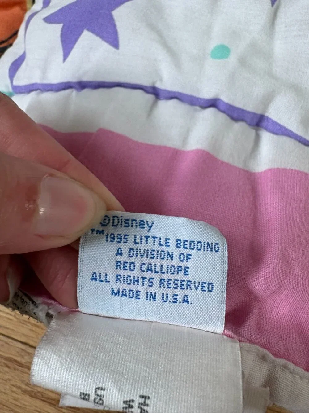 Vintage Winnie the Pooh Eeyore Tigger & More Comforter Baby Crib Blanket 1995